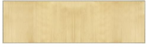 vidaXL Tapis rectangulaire naturel clair 60x200 cm bambou, tapis de salon, tapis de cuisine, tapis rectangulaire, tapis de chambre à coucher