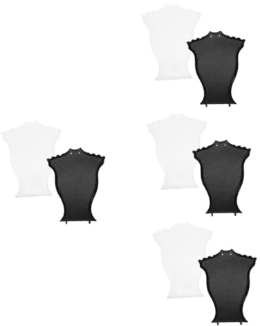 PACKOVE 8stücke Halsketten Schmuck Display Ständer Hochwertige Büste Für Schmuckorganisation Geeignet Für Einzelhandel Und Zuhause Für Halsketten Und Ohrringe