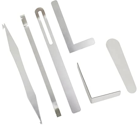 Professionelle Saxophon Reparaturwerkzeuge 1 Satz aus Werkzeugstahl | Silber, Stoßfest und Korrosionsbeständig, Ergonomische Form, für Instrumentenpflege