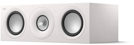 KEF Q6 Meta Altavoz Central/LCR pasivo HiFi, Blanco Satinado | Música | Televisión y Home Cinema | Gaming | Caja Cerrada tridireccional | Transductor Uni-Q de 10 cm con Mat | Dos LF de 16,5 cm