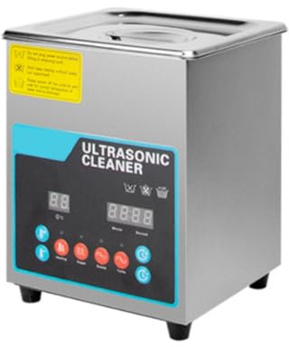 Uxsjakjsd 2l Perilla Limpiador Ultrasónico 304 Acero Inoxidable Ultrasónico Limpieza Máquina con Calentador y Temporizador para Reloj Joyería Enchufe de la UE