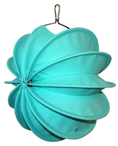 Lampion Barlooon I Wetterfester Lampion I Garten und Terrasse Outdoor Aussen I Handarbeit aus Deutschland (türkis, Ø 30 cm)