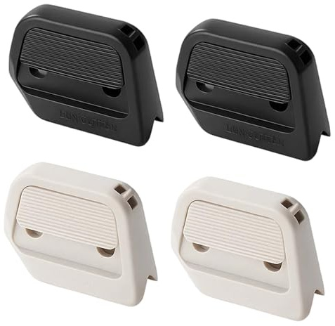 Box Opener, 4pcs Mini Box Opener, Mini Portable Safety Work Knife for Unboxing, Includes 2 Black and 2 White Mini Utility Knives for Parcels, Wrapping Paper and Cardboard