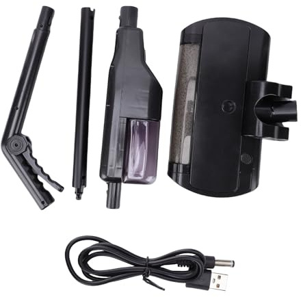 TOPINCN Trapeador de Vacío Inalámbrico, Aspirador Automático en Seco y Húmedo, Contenedor de Polvo de 500 Ml, Aspirador de Varilla, Potente Succión, Liviano para el Piso del Hogar