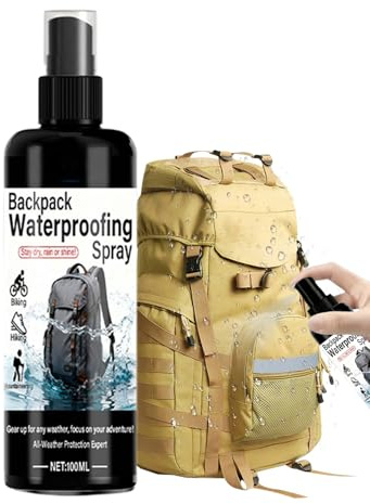 Spray impermeabilizzante per tessuti, 100 ml, agente protettivo per abbigliamento, spray per abbigliamento | per viaggi, passeggiate, spostamenti quotidiani e attrezzatura da