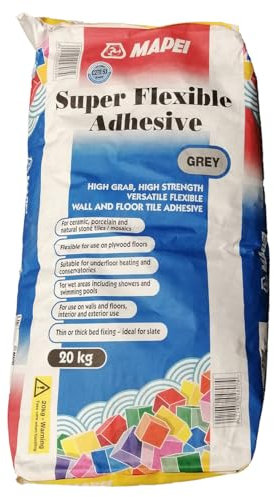 Mapei Super Flexible Tile Adhesive 20kg Grey