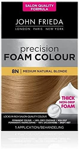 John Frieda Precision Foam Farbnummer 8N, mittel-naturblond, 1 Stück