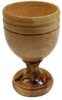 Bethlehem Gifts TM - Calice da vino in terra santa, 7 cm
