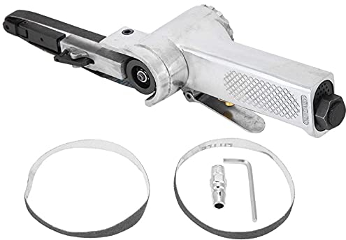 Mini Luftbandschleifer Pneumatisch, Bandschleifer Industrielle Schleifmaschine Polierwerkzeug 16000 U/min(10 * 330mm)