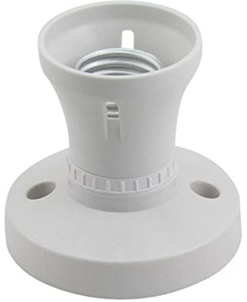 E27 Light Bulb Socket Holder,Screw Lamp Base Socket Converter | Screw Light Ceiling Pendant Fitting,Screw in Light Fitting for Ceiling Pendant,Wall Adapter,for Bulb Halogen LED Lighting DIY