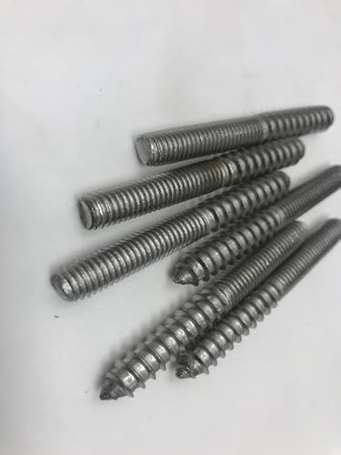 25 Stück Stockschrauben Edelstahl-rostfrei M8 x 70 mm Geländer Handlauf halter