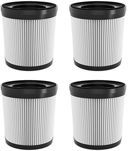 Leemone Filter Replacement Compatiable with Fabuletta FSV101 & FSV001, Lubluelu 202, Girnoor G160 & G165, Afoddon A300, Oraimo OSV-102, Besswin W26, VacLife VL732 Cordless Vacuum Cleaners, 4 Pack