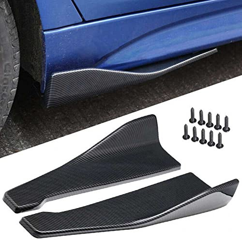 Sanfly Bumper Lip Diffuser Carbon Fiber Car Side Skirt Lip Anti-crash Diffuser Lip Wrap Wrap Angle Protector