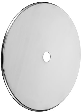 Uonlytech Adattatore per Piano Cottura Induzione Acciaio Inossidabile Design Anti-Trabocco e Foro di Riparazione Tavoli da Hot Pot Anello Diffusore Calore Uniforme su Elettriche a Gas