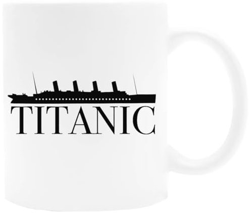 Udaytee Titanic Side Profile Weiße Keramiktasse Für Getränke Und Getränke
