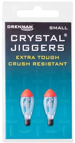 Drennan Crystal Jigger Floats Small 0.4g Qty 2