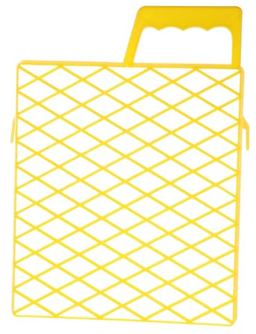 HOMSFOU Filtro Vernice in Plastica Abs con Struttura a Rete Gialla, Facile da Pulire, Design Multifunzionale per Progetti di Pittura Efficaci e Pratici