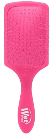 Spazzola per capelli districante a palette Wet Brush, colore Pink Frost, con setole districanti IntelliFlex ultra morbide con design AquaVent, distribuisce i trattamenti per capelli in modo uniforme