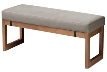 MZPOZB Langes Sitzbank-Kissen 3 cm verdicktes Bankkissen, Lange Matratze, Sofa-Sitzpolster, dekorative Gartenstuhl-Erkerpolster, Schaukelkissen Bankauflage(Gray 4,75X35X3CM)