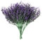 Fleurs de Lavande Artificielles, Bouquet Fleur Artificielle Decor, Fausse Plantes Artificielles pour Interieur Extérieur Mariage Jardin Décoratio - 9 Pcs/Violet