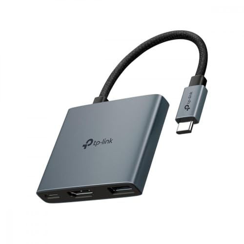 ADATTATORE TP-LINK 3 in 1 UH3020C da USB-C a 3 porte con HDMI 4K@60Hz, PD 100W e 1 porta dati USB-A