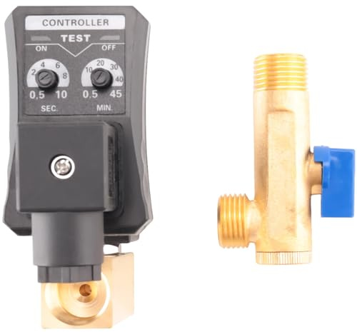 PRATYAHARA G1/2 DN15 230 V tanque de agua temporizador automático válvula de drenaje electrónica temporizada para la gestión de condensados compresor de aire fácil instalación