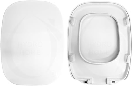 Copriwater Sedile Wc DIAL HIDRA Come Originale, In Plastica Termoindurente Avvolgente,Colore Bianco MADE IN ITALY CHIUSURA AMMORTIZZATA