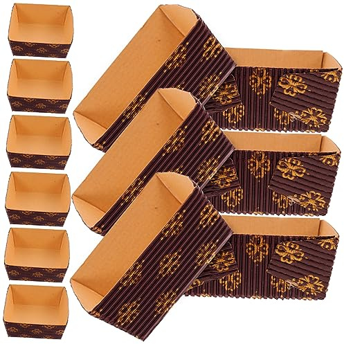 Ciieeo Set da 25 Stampi in Carta per Pane da Forno, Pratici e Impilabili, Design Creativo e Dimensioni 8x7,5x3cm, per Eventi di Ristorazione Indoor e Outdoor