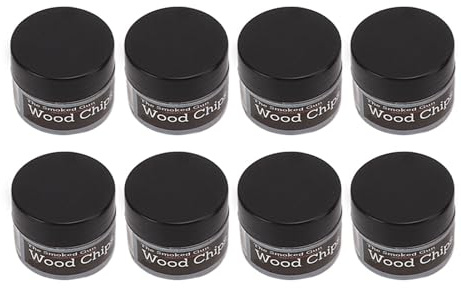 Bonbela 8er-Box Cocktail-Räucherset, 8 Geschmacksrichtungen, Holz-Räucherchips, Räucherchips, Sägemehl für Whisky, Wein, Cocktails, Fleisch, Käse mit Natürlichem Apfelholz, Hickory,