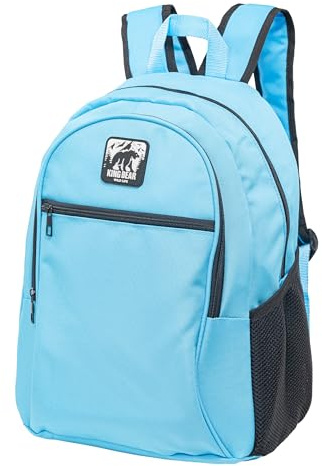 King Bear WL | Kinder Schulrucksack für Jungen Mädchen | 20 L Volumen | 3 Fächer für Grundschule & Weiterführende Schule | Wasserabweisend | Tagesrucksack