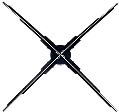 Proiettore for video con immagini olografiche 3D, display pubblicitario a 4 pale da 65 cm, tecnologia LED olografica(C-65 640LED)