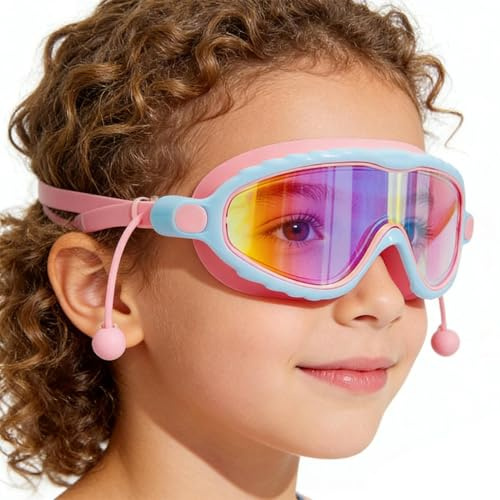Genérico Gafas de Natación | A Prueba de Fugas - Gafas de Buceo para Niños - para Buceo Surf Piscina Playa Río Vacaciones Aire Libre