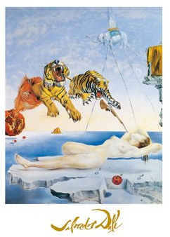 Salvador Dalí Poster/Kunstdruck UNE seconde Avant l'eveil 60 x 80 cm