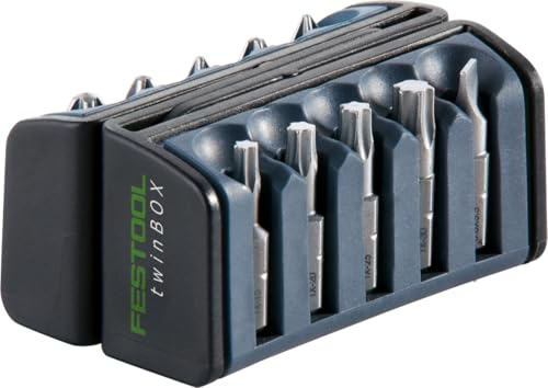 Festool Twinbox BB-MIX 10-tlg, schwarzgrünsilber, Variety pack