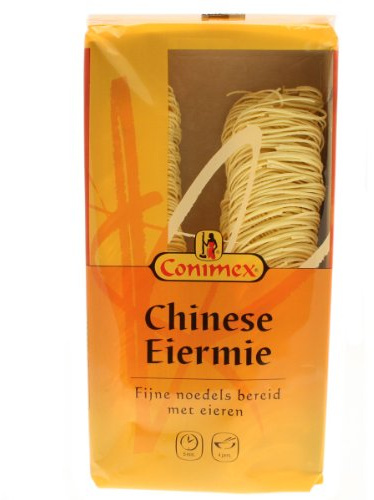 Conimex Chinese Eiermie, Chinesische Eier-Nudeln, für Wok, Woknudeln, 250g