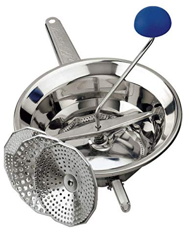 COOK CASE BY OMAC 195 Emanuel 3 Passatutto Manuale, Acciaio, Stainless Steel