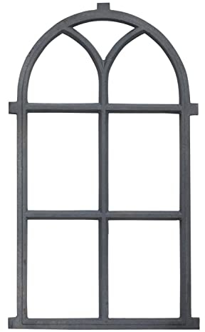 aubaho Stallfenster Fenster Scheunenfenster Eisen grau Eisenfenster 98cm Antik-Stil