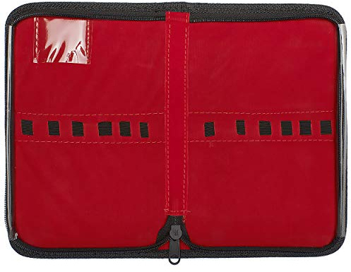 May Maniküre Etui Rot großzügig universell für Instrumente | Großzügiges Maniküre-Etui in Rot. Universelle Aufbewahrung bietet maximalen Schutz und idealen Platz für Ihre Instrumente.