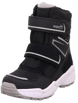 Superfit Culusuk 2.0 Bottes de neige Gore-Tex doublées chaudes pour garçon, Noir gris 0000, 33 EU