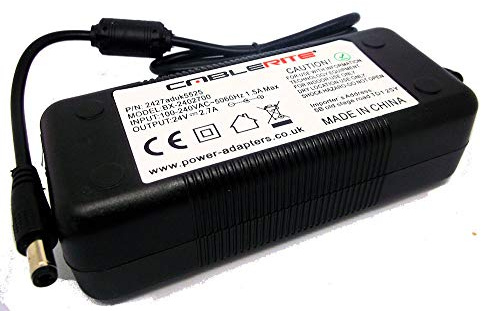 Replacement for 24V DC 2000mA AC/DC Adapter Adaptert ZOMEI-1801 for Ring Light psu