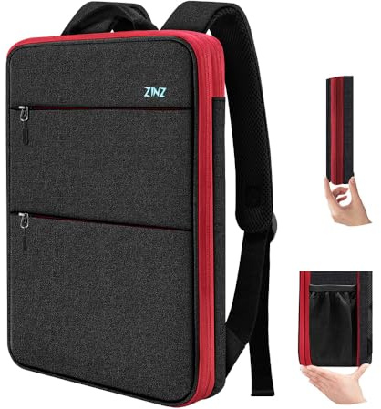 ZINZ Smal och utbyggbar bärbar ryggsäck 15 15.6 16 tums, spillbeständig laptop fodral för de flesta 14-16 tums MacBooks Surface-böcker Dell HP Lenovo Asus-datorer,B01RD01