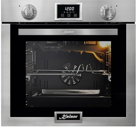 Kaiser EG 6372 | Grand Chef Gas Single Oven | Mains or LPG Gas-Powered Oven with Electric Double Grill | Stainless Steel
