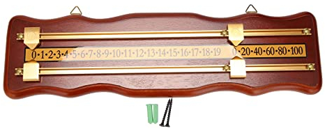 DEARBORN Scoreboard Scoreboard Snooker Scoreboard Stained Wood Score Board Wine Red