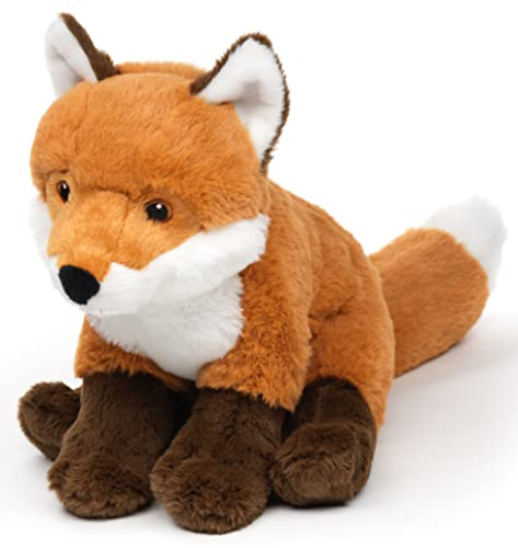 Uni-Toys - Eco-Line - Rotfuchs, sitzend - 100% recyceltes Material - 25 cm (Höhe) - Plüsch-Fuchs - Plüschtier, Kuscheltier