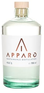 APPARG - Sustainable Distillation, Grappa Bianca di Chianti, 70cl, 43%, Distillata in Toscana, con Astuccio Elegante
