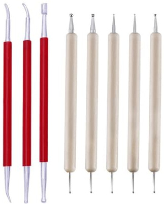 Manuelle Lederschnitzerei-Stempelhammer-Kits, Lederhandwerkshammer, Lederschnitzerei, Prägewerkzeug, Lederhandwerk, Schnitzerei-Kits, Leder-Stempel-Set, Lederhandwerk, Stanzwerkzeuge-Set,