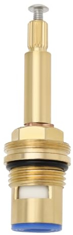 LT Easiyl BSP Dusch-/Badewannenarmatur, 1,27 cm, blau, Messing, Vierteldrehung, 20 Teet, Keramik-Wasserhahn-Kartusche für Küche, Badezimmer, Waschräume (im Uhrzeigersinn zu öffnen)