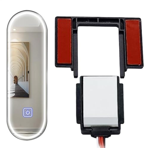 Controlador de baño LED – Regulador de luz regulable sin niveles, módulo de sensor inteligente | Interruptor de sensor táctil para espejo de baño, lámpara de espejo de baño, sensor de intensidad