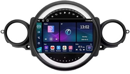 Android 13 2 DIN Car Radio Stereo para BMW Mini Cooper R56 R60 R51 2006-2014 9 Pulgadas Autoradio con WiFi GPS Rear View Camera RDS FM BT DVR SWC Ventilador de refrigeración(2+32G)