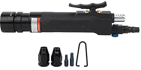 Segrehy Pistola de Tuerca neumática KP7813 RECHING Air Riveter High Precision Self -Bloqueking Reemplazo rápido M6 M8 Herramienta de remachado para Aplicaciones industriales automotrices